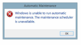 Fix “Windows Is Unable to Run Automatic Maintenance” on Windows 11