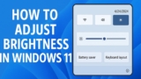 How to Adjust Brightness in Windows 11 [Easy Steps]