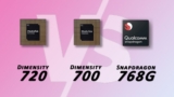 MediaTek Dimensity 700 vs 720 vs Snapdragon 768G: Antutu-Geekbench Scores